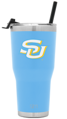 Collegiate Cruiser Tumbler with Flip Lid and Straw