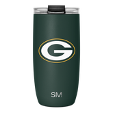 NFL Voyager Tumbler with Clear Flip Lid & Straw