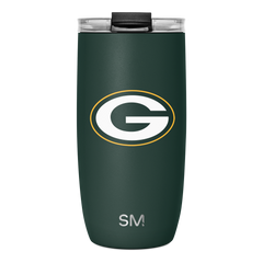 NFL Voyager Tumbler with Clear Flip Lid & Straw