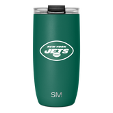 NFL Voyager Tumbler with Clear Flip Lid & Straw