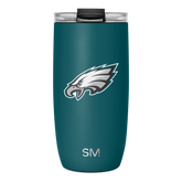 NFL Voyager Tumbler with Clear Flip Lid & Straw