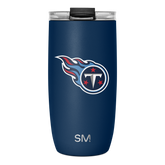 NFL Voyager Tumbler with Clear Flip Lid & Straw