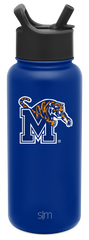 Collegiate Summit Water Bottle with Straw Lid
