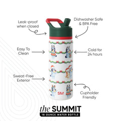 Summit Kids Water Bottle with Straw Lid