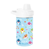 Summit Kids Plastic Water Bottle with Simple Flip Straw Lid