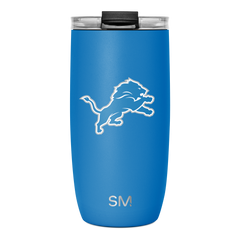 NFL Voyager Tumbler with Clear Flip Lid & Straw