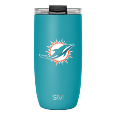 NFL Voyager Tumbler with Clear Flip Lid & Straw