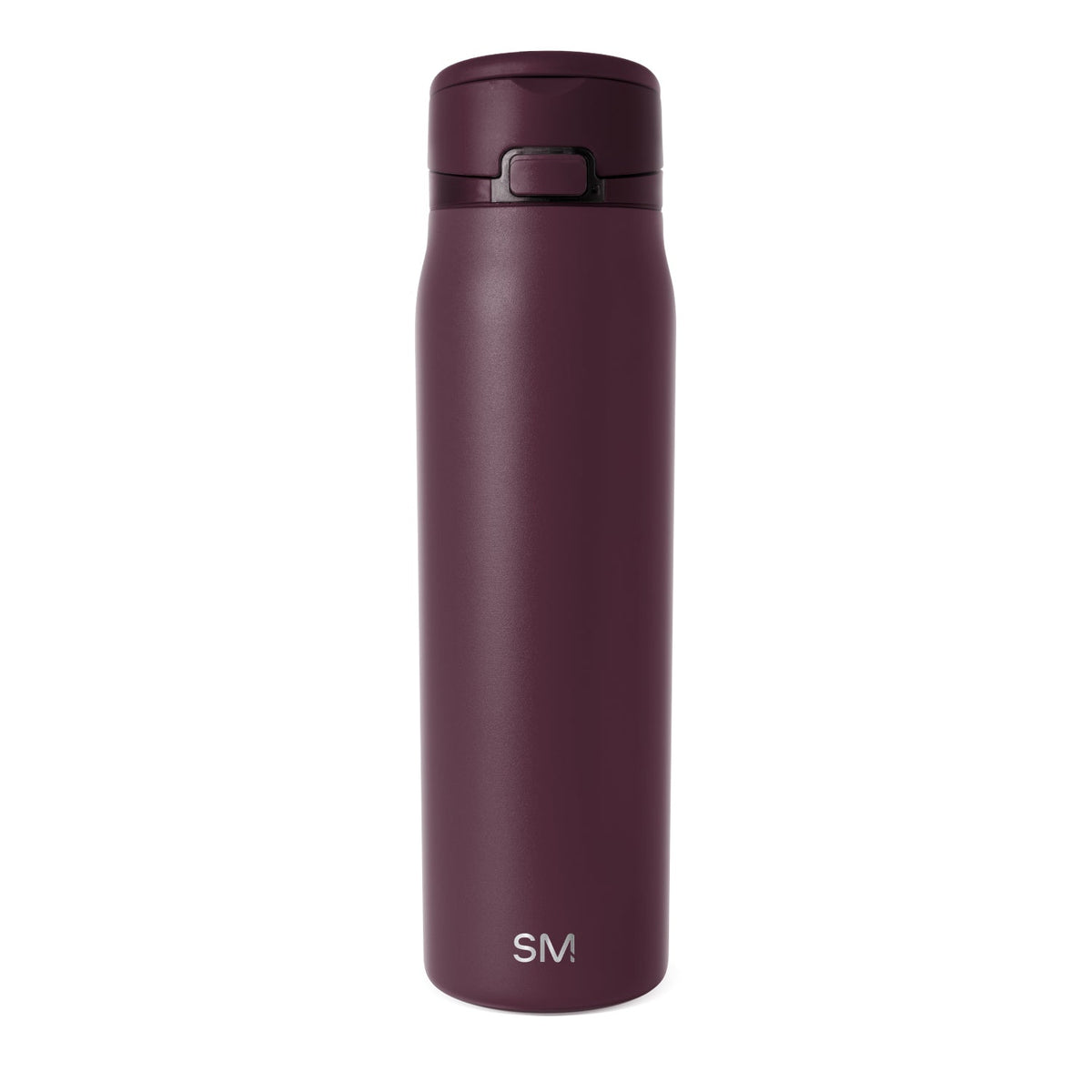 Simple Modern Mesa Loop Water Bottle with Straw | 30oz Cup Holder Friendly Insulated Stainless Steel Bottles for Travel, Sports and School | Cherry Wine