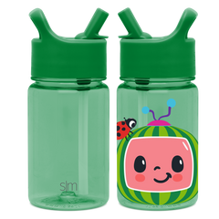 Summit Kids Plastic Water Bottle with Straw Lid