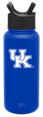 Collegiate Summit Water Bottle with Straw Lid