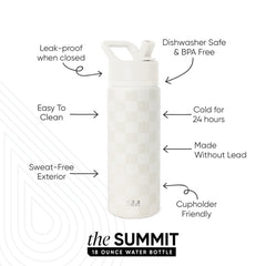 Summit Kids Water Bottle with Straw Lid