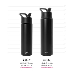 Summit Water Bottle with Straw Lid