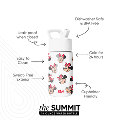 Summit Kids Water Bottle with Straw Lid