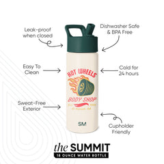 Summit Kids Water Bottle with Straw Lid