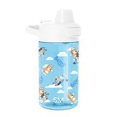 Summit Kids Plastic Water Bottle with Simple Flip Straw Lid